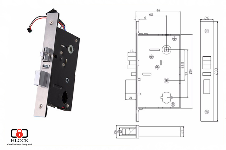 Khóa thẻ từ khách sạn HL8335 hl8335f 1 - Khóa thẻ từ khách sạn HL8335